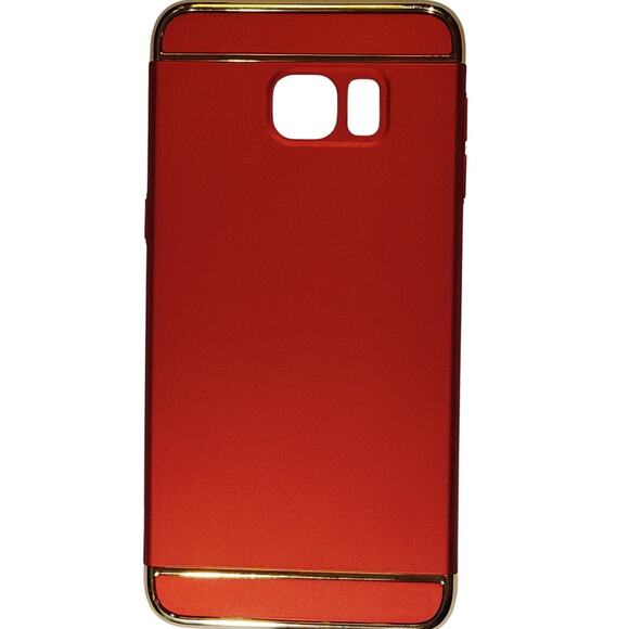 Red Hard Case for Samsung Galaxy S6 Edge Shockproof Scratch Resistant Bumper - Picture 1 of 5
